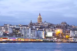 Europe Holidays - Turkey Holidays, Istambul - evening City Skyline
