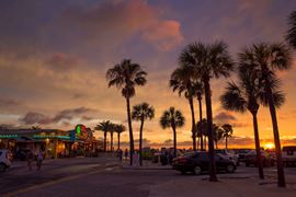 Sunset at Frenchy's Rockaway Restaurant in Clearwater