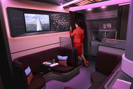 Virgin Atlantic - business class