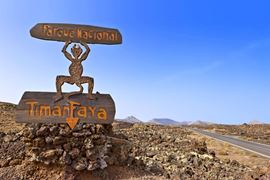 Timanfaya National Park Sign