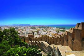 View of Almería from Alcazaba