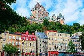 Canada Holidays - Quebec -  Frontenac Castle daytime