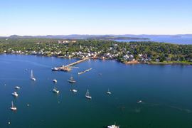 Canada Holidays - New Brunswick - Saint Andrews aerial view