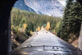 Canada Holidays - Rocky Mountaineer train Close-up