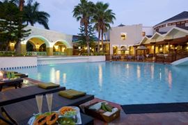 Beaches Negril Resort Main Pool at Sunset